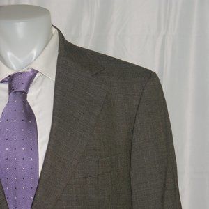 Polo Ralph Lauren Vintage Olive Gray Two Button Suit 42R